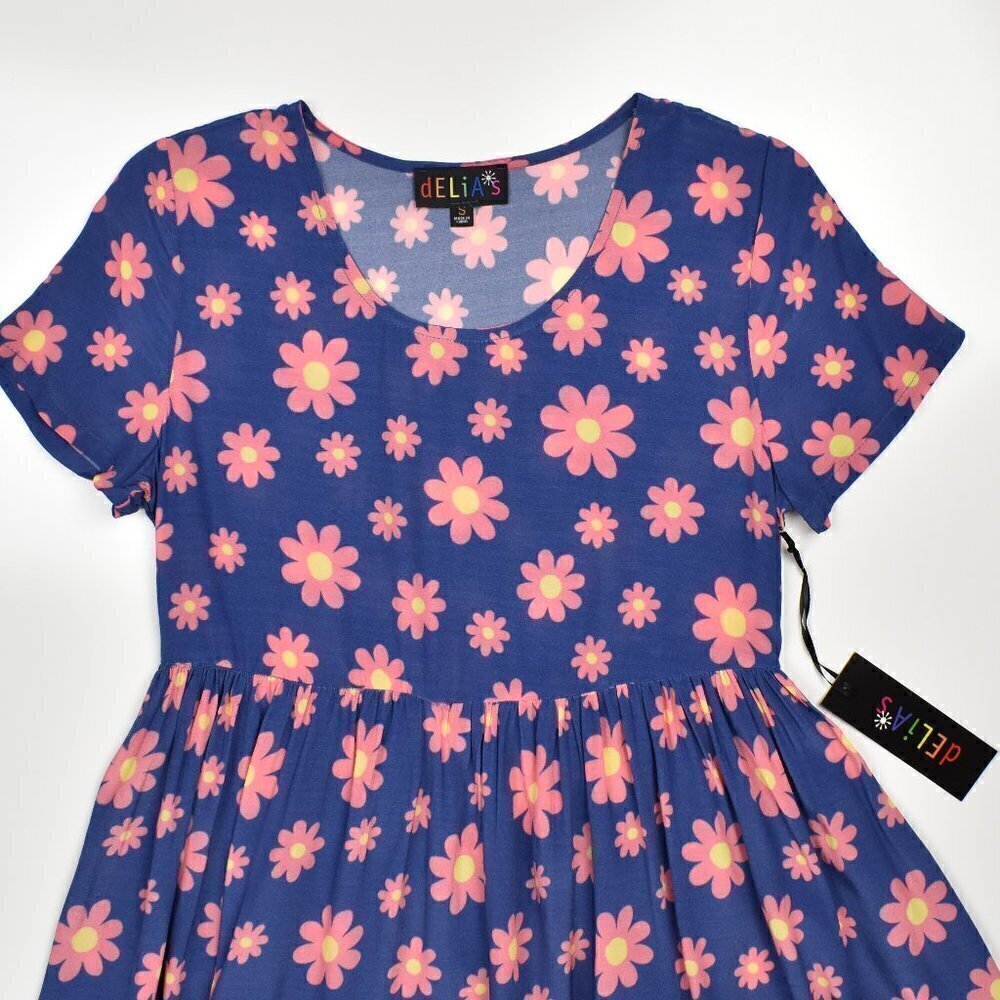 Delia's Dolls Kill Floral Babydoll Dress NEW - S - Picture 3 of 5